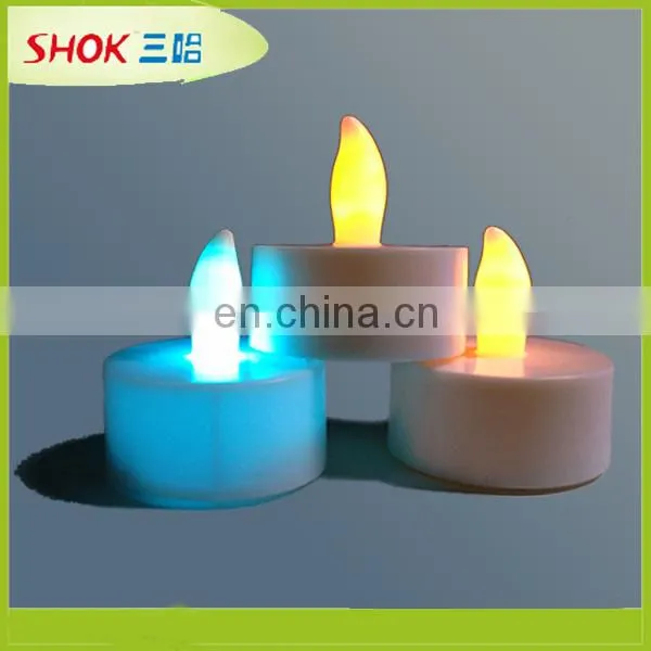 Beautiful in colors new design purple flashing led candle