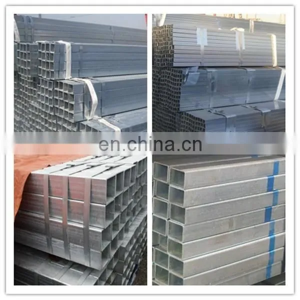 zinc plated rectangular steel pipe