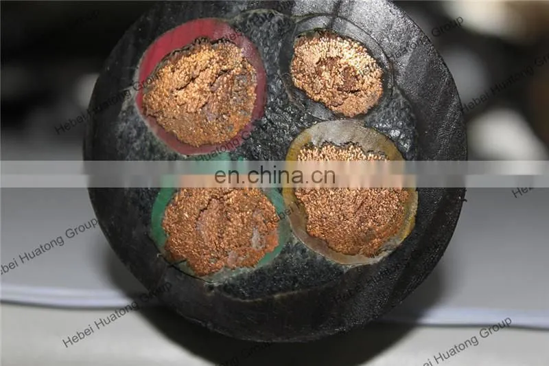 direct factory price CE certificate 3 core rubber insulation power cord cable h07rn-f cable