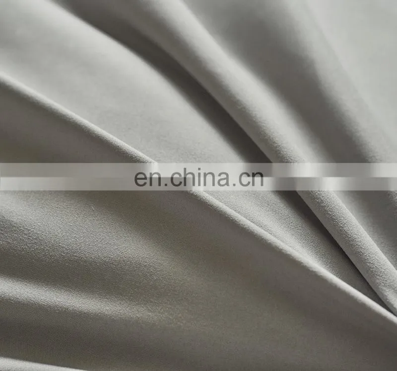 Super Soft Breathable Anti Wrinkle Brushed Microfiber Light Gray Bedding Collection Sets