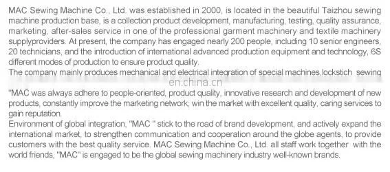 600-35 Cylinder-bed interlock sewing machine with left cutter