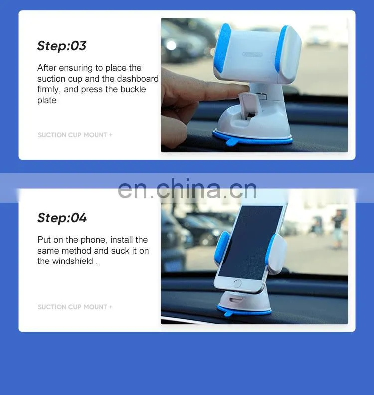 Joyroom JR-OK1 hot selling single pull suction cup holder for mobile phone