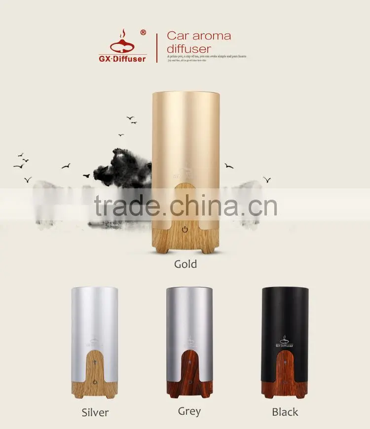 2016 waste oil burner Grey decoration car purifier Essential oils therapeutic grade scent air machine GX-B02