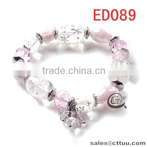 pure elastic bead bracelets form yiwu market