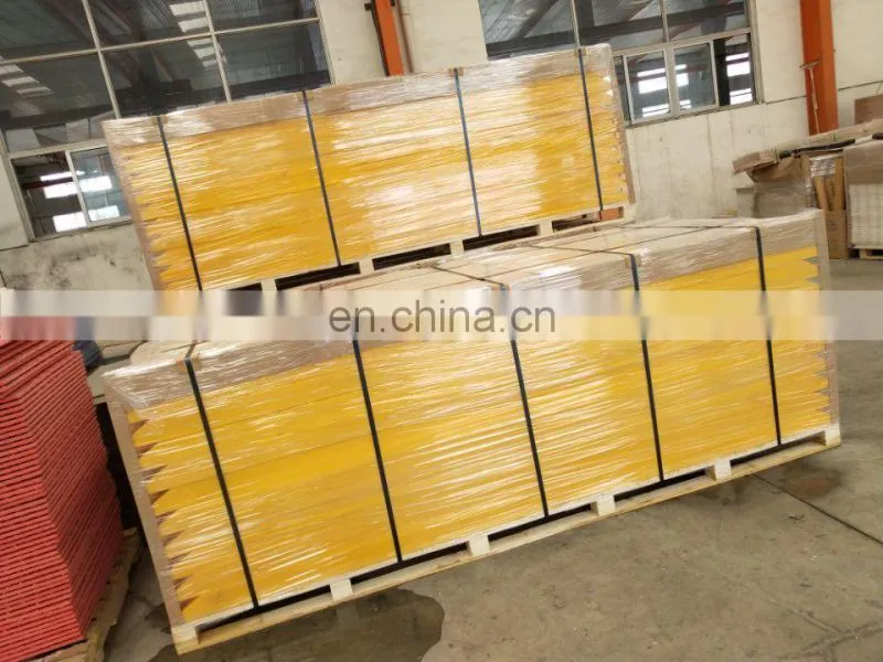 blue construction drilling rig mat HDPE crane mats / HDPE chequer Road Mat