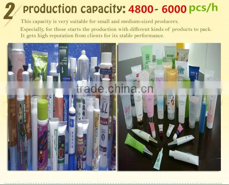 Filling Sealing Maching for Toothpaste, shoes Ointment, ointment medicine tec soft tubes .