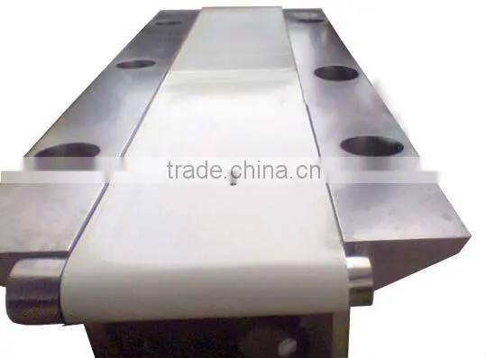 Automatic head drived straight pvc belt conveyor