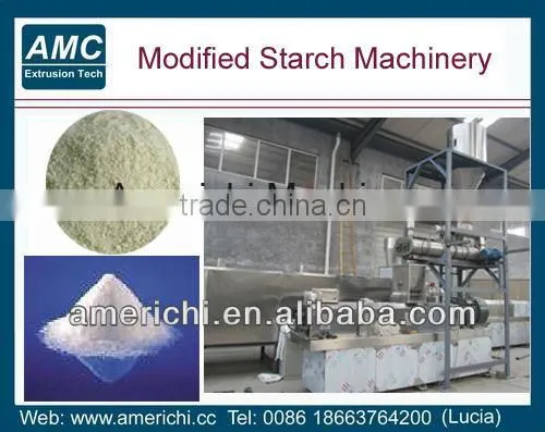 Modified starch making machines