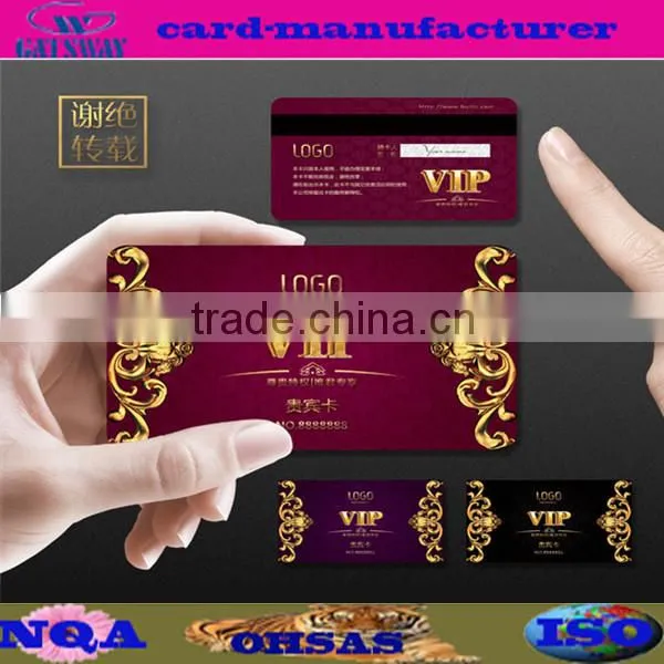 member rfid cards with 4/4 printing