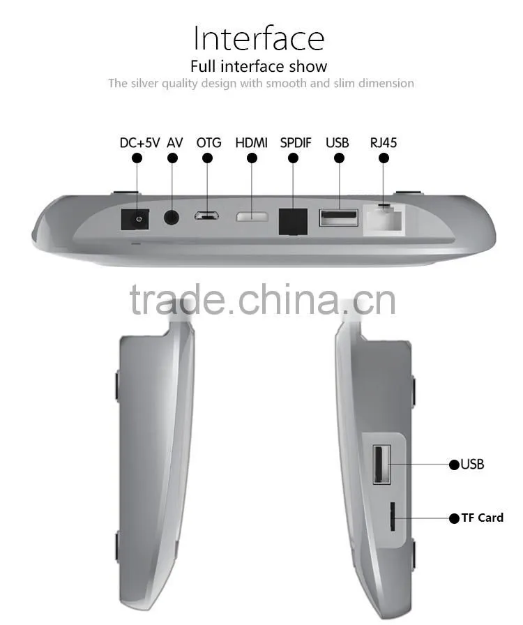Quad core RK3288 28nm A17 Mali-T7 3D 2GB/8GB BT4.0 2.4GHz/5.0GHz Wifi Full HD 4Kx2K rk3288 tv box Model B368
