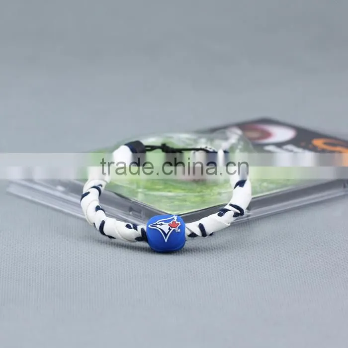 Custom made sports Baseball bracelet