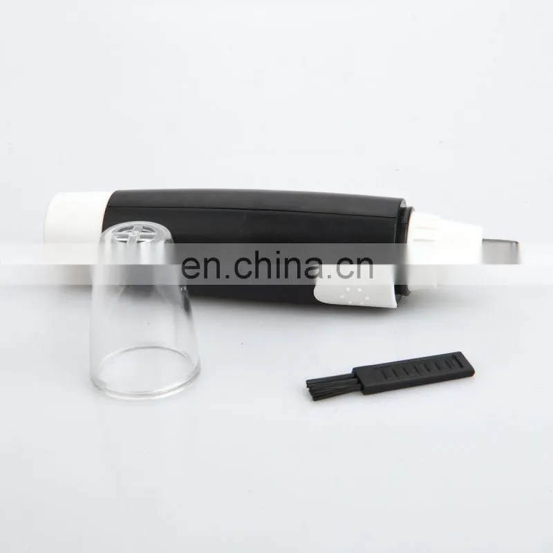 New Portable Electric Nose Hair Trimmer Man Shaving Nose hair removal shaver clipper Black No Spray Nose Hair Clipper