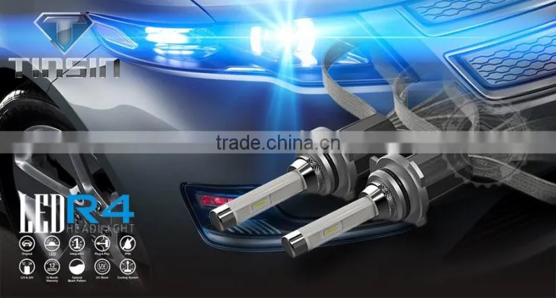 Factory sale NEWEST 40w R4 led headlamp car led headlight 9005 for car