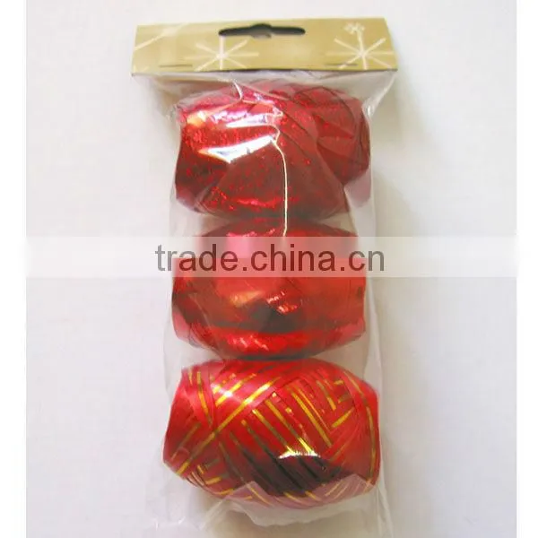 Gift Ribbon in Egg-shape, 5mm wide ribbon*20m length in roll for christmas gift wrapping