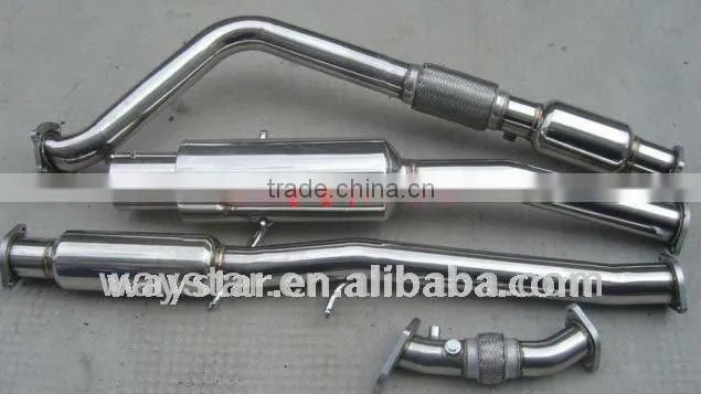 GDB stainless steel exhaust system for Subaru GDB 01-07 exhaust system