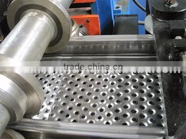 China Manufacturer TSX-DP100117 scaffolding steel toe board machine, scaffolding toe board machine, stage platform
