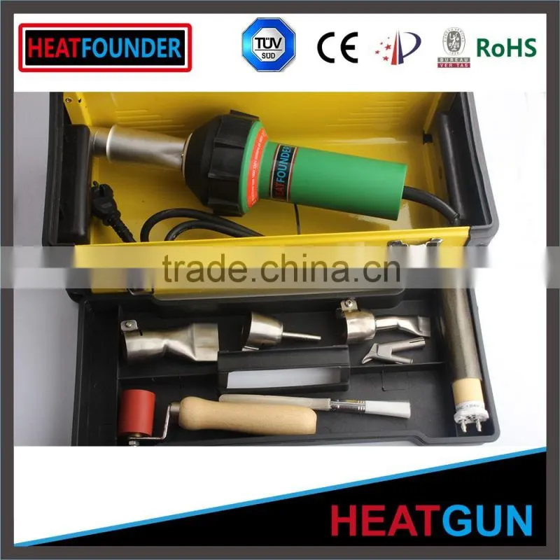 Hot air plastic welding gun/welder machine