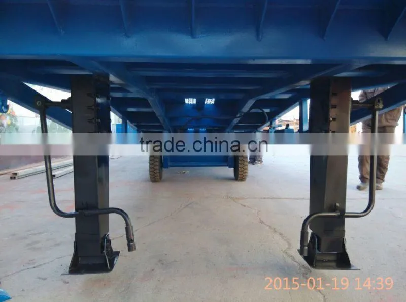 warehouse mobile container loading and unloading dock ramp