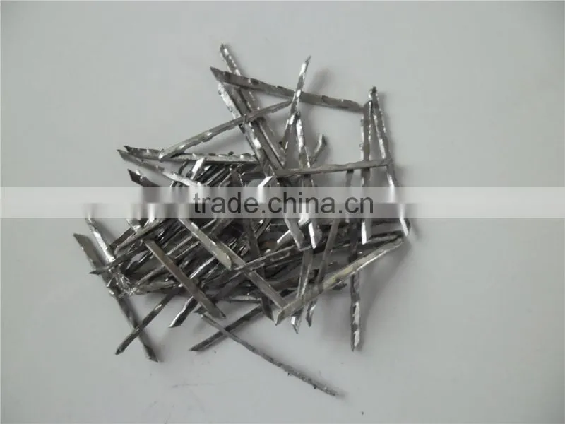 Flate crimped steel fiber