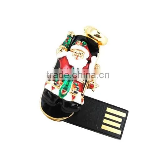hot new products Santa Claus for 2014 16 gb usb stick accept paypal