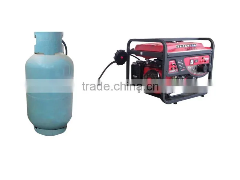 Small natural gas generator key start portable with wheel kit 5kw