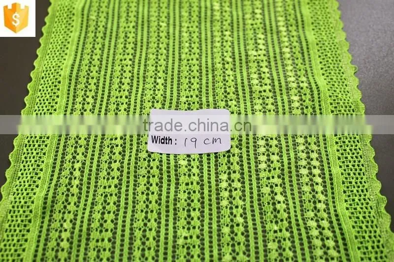 french new design embroidery lace fabric for underwear and bra