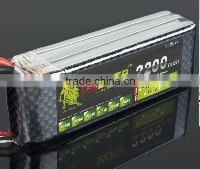 11.1V 2200mAh 35C 3cell LiPo Battery For RC Helicopter Lion Power