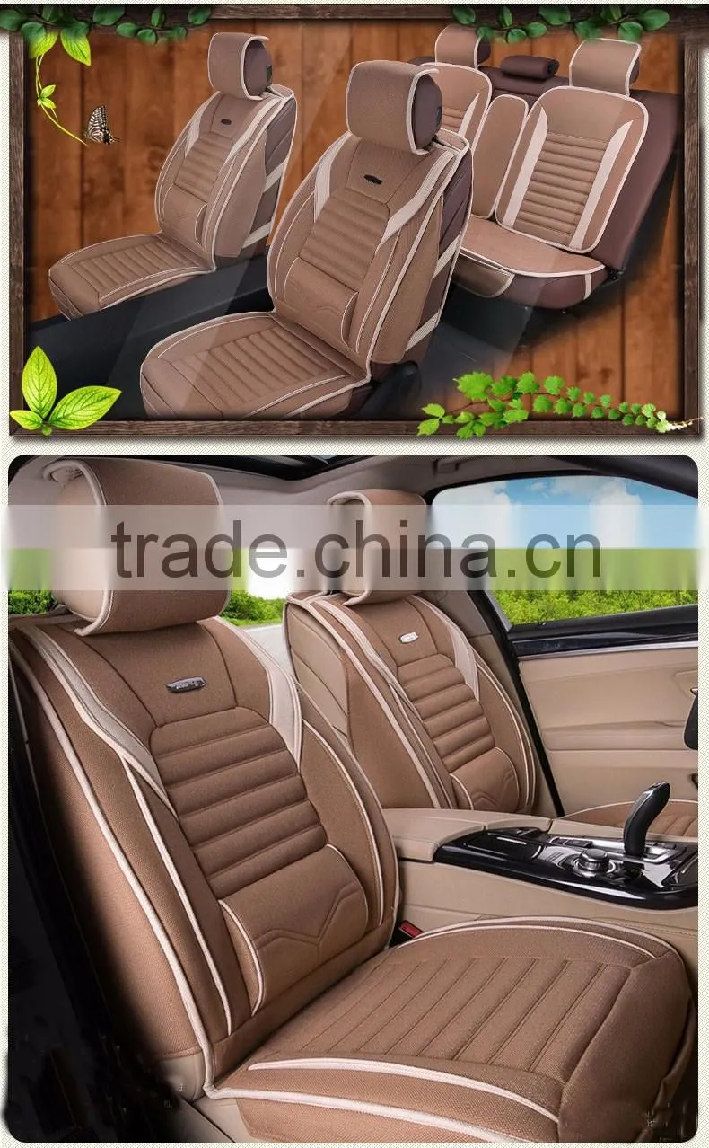 Hi quality Universal colored Flax Car Adult Seat Cushions for Four Seasons