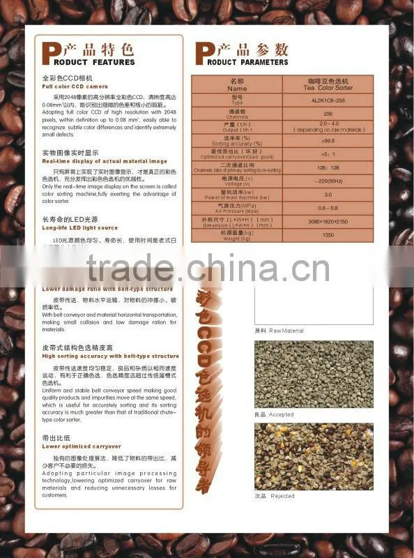 Coffee beans color sorter Coffee Beans Selecting Machines Coffee Beans Separtion Machines