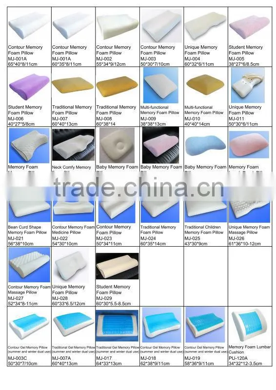 wholesale price memory foam activated bamboo charcoal pillow