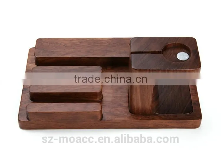 Newest multifunction wood stand for apple watch,for apple watch wood charging stand
