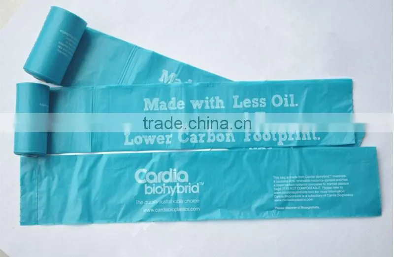 Bio-hybrid pet products of recycled plastic bag for dog garbage