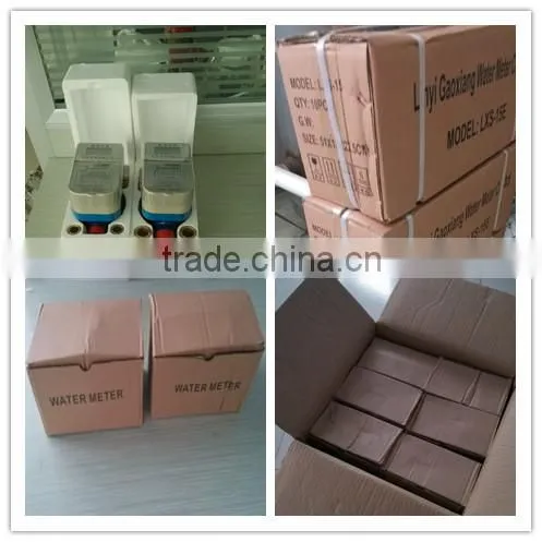 Low cost water meter in ABS material Plastic water meter