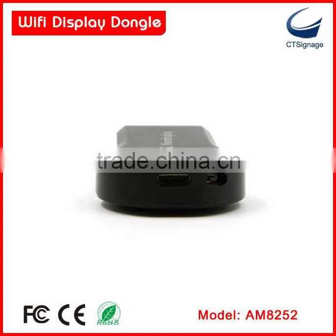 Factory lowest price miradisplay AM8252 wifi display dongle support IOS / Mac / window / android system