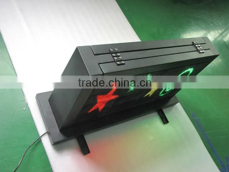 Led lighted sign taxi open amber 12 V 80cm led pharmacy cross sign