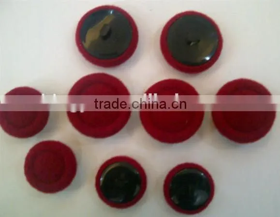 Mushroom Shape Fabric Covered Button --- F1401
