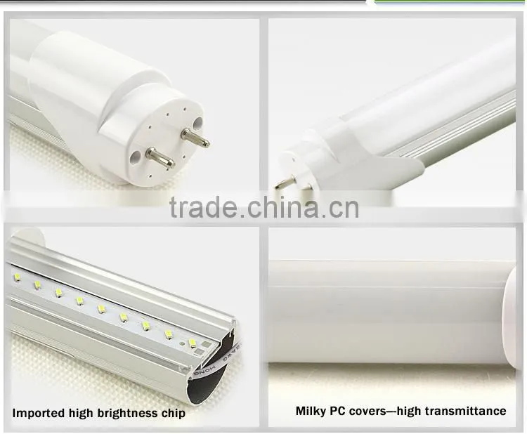 2015 1.2m led tube ac100-265v dimmable t8 led fluorescent lamp 1200mm