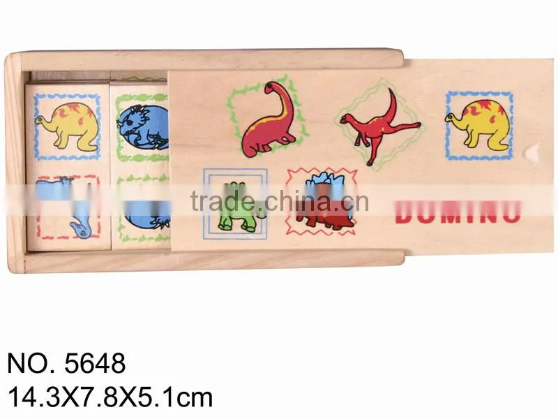 clastic china factory toys 28 pcs fancy toy in storage wood box enlightenment early education children domino game