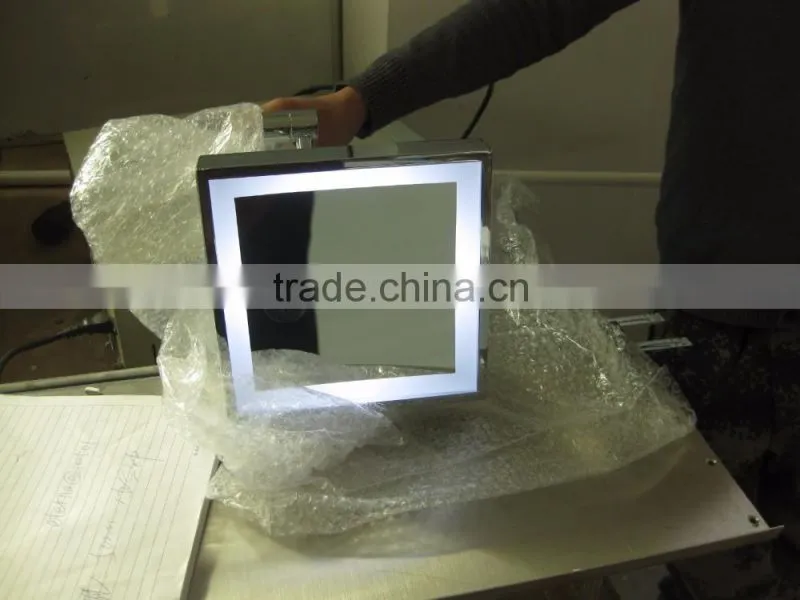 2016 Hot Beautiful Square Backlit LED Makeup Mirror