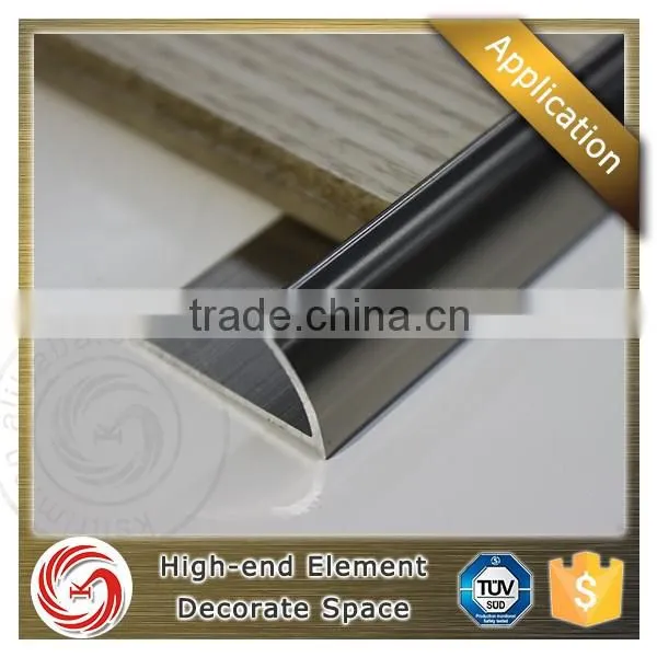 Popular item polish aluminum floor tile trim