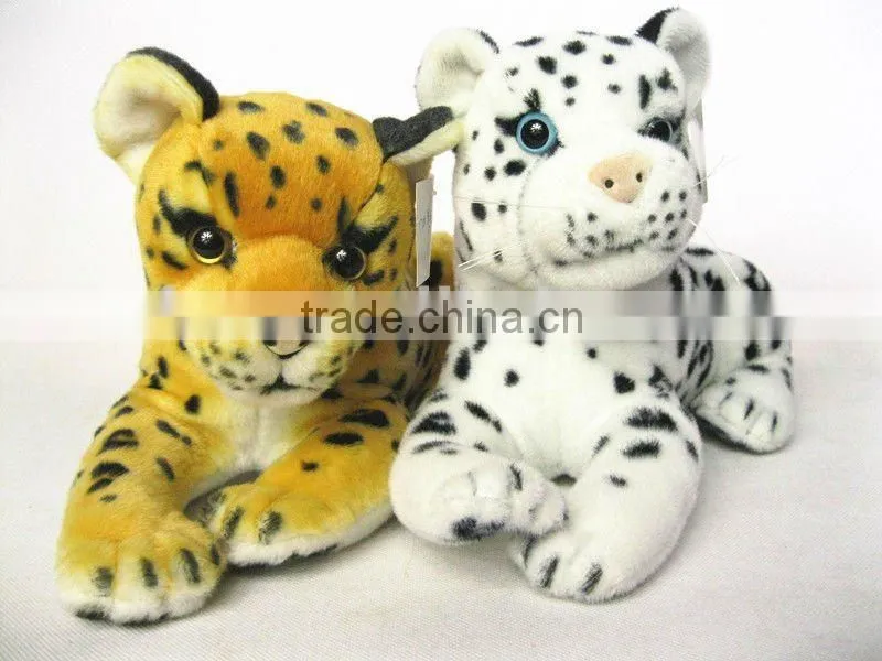 2014 hot sale soft material for kid plush leopard toys