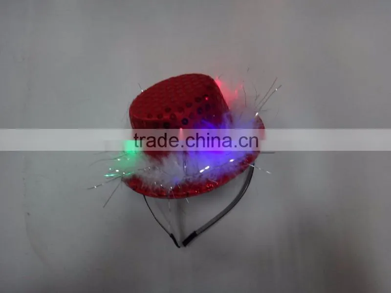2015 hot sell flashing small headgear hat
