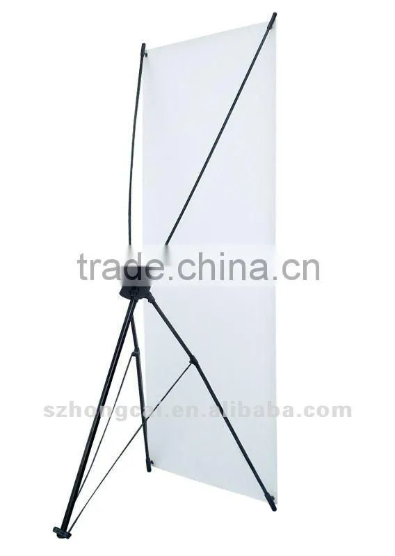 Easy to carry advertising Korea X stand display