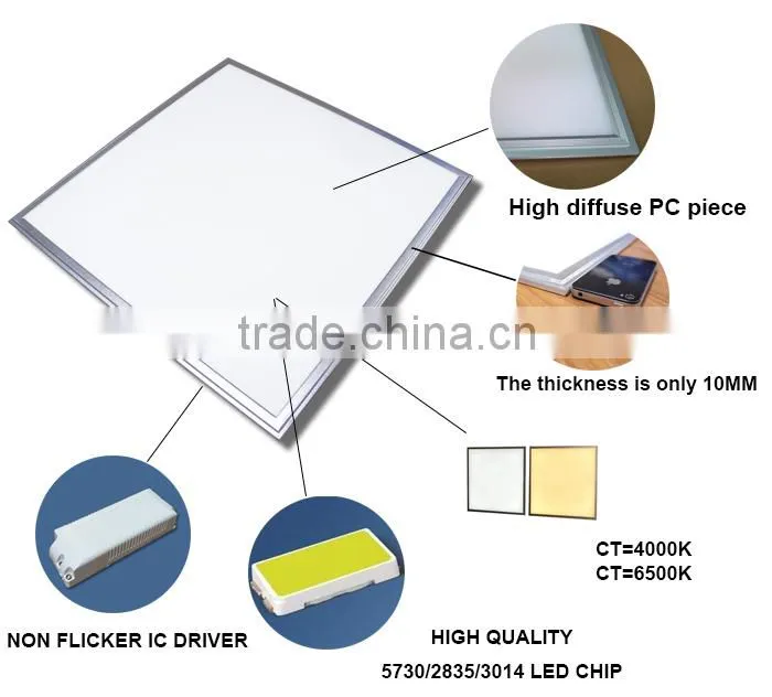 led 600x600 flat led light panel wall light with wholesale price