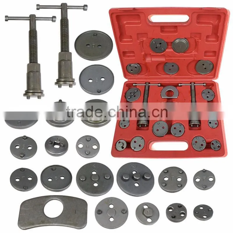 21 pcs Disc Brake Caliper Piston Pad Car Auto Wind Back Hand Tools Kit With Case