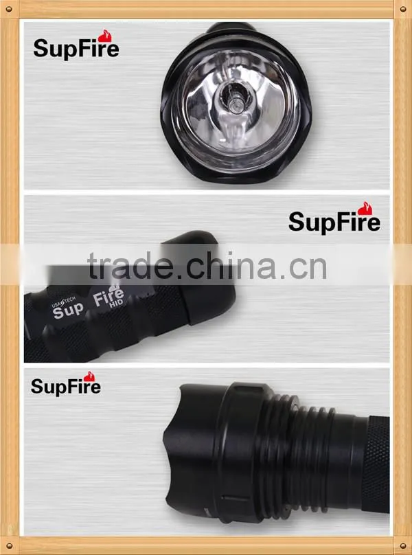 High power rechargeable torch hid flashlights