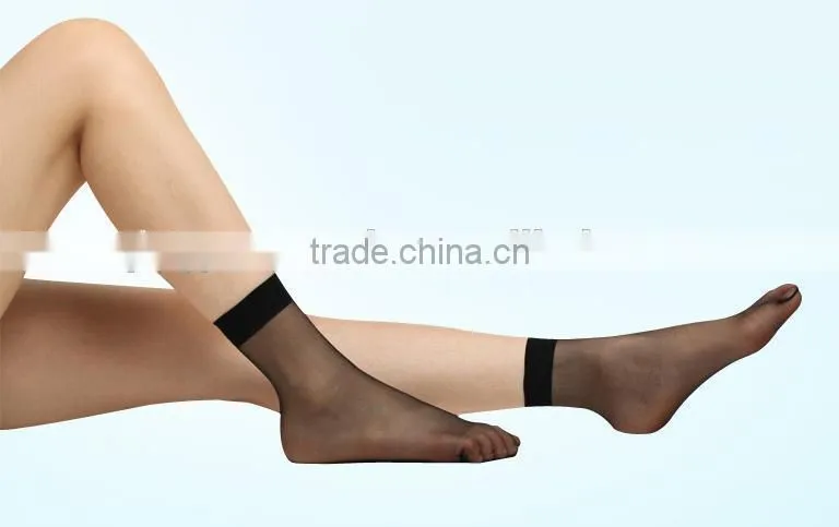 Girls fashion colorful silk Socks for summer