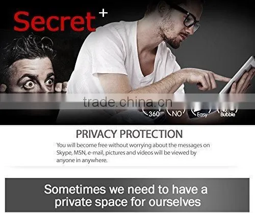 Factory directly mobile screen protector film roll 2016 trending wholesale privacy filter glass screen protector for mac book