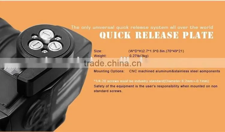Camera accessories video shooting mount head mini camera head quick release one