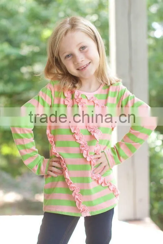 Unique good quality long sleeve teen girls t shirts in stock MS1039